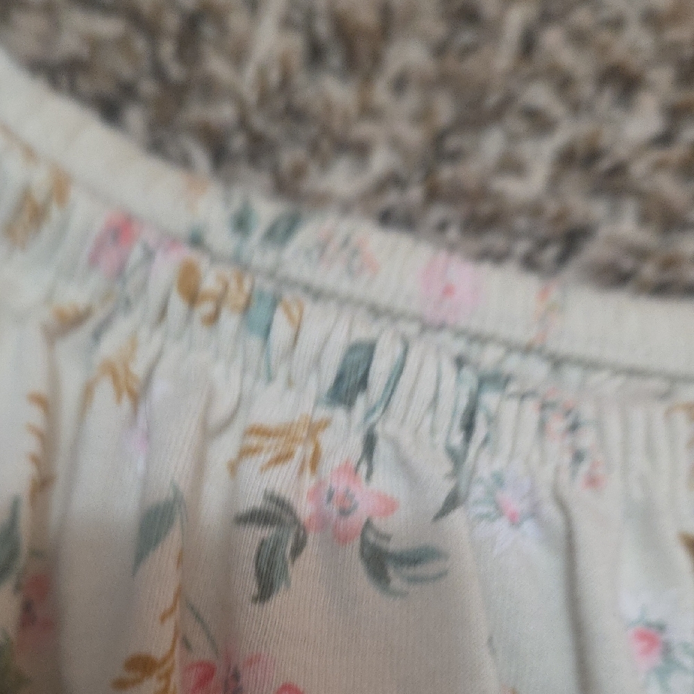 Girls OshKosh B'gosh Floral Top in White & Pink, Size 7 - Picture 5 of 6